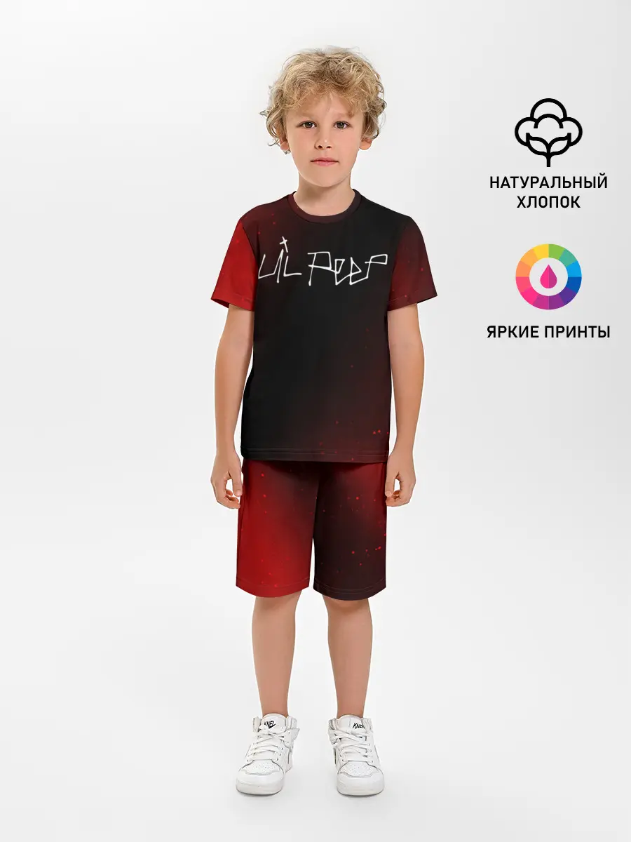 Детская пижама с шортами / LIL PEEP / ЛИЛ ПИП