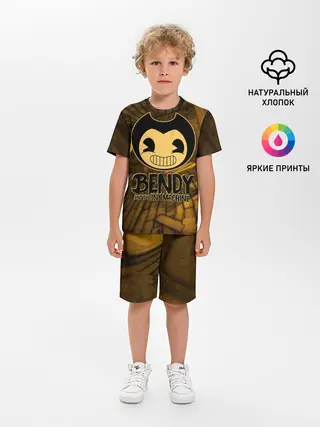 Детская пижама с шортами / Bendy and the ink machine