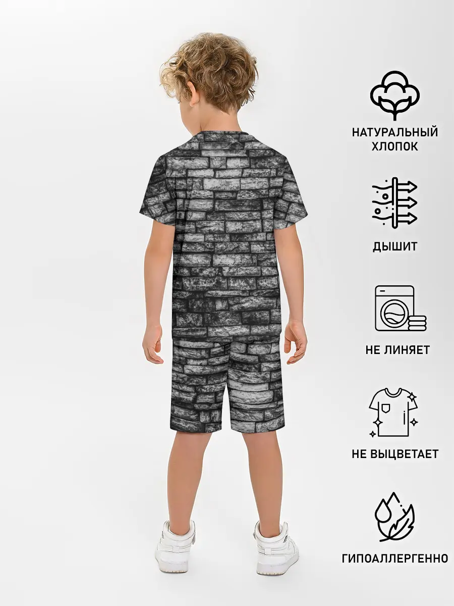 Детская пижама с шортами / Friday Night Funkin TrickyWall