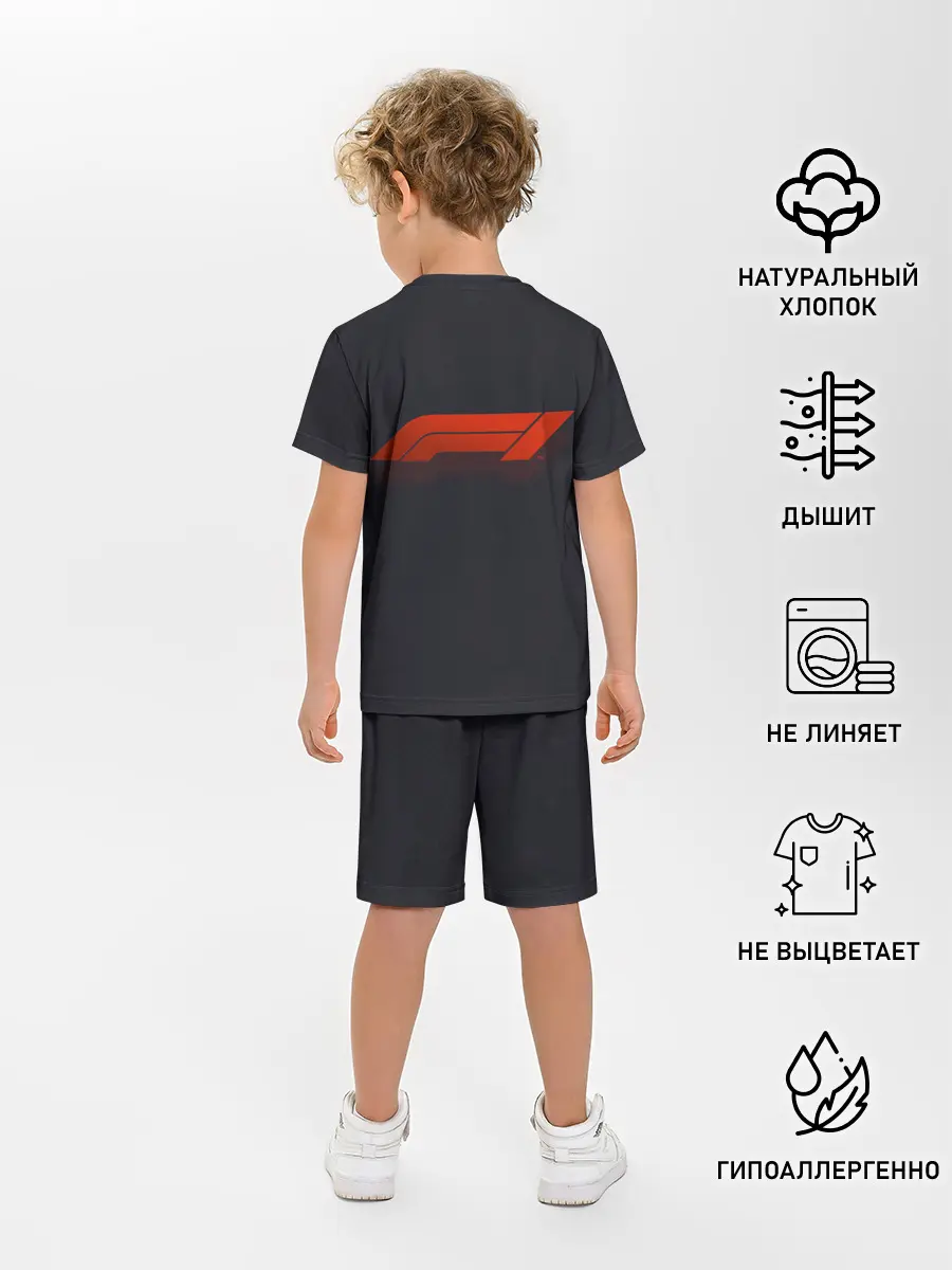 Детская пижама с шортами / Formula 1