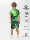 Детская пижама с шортами / GREEN SPACE | ЗЕЛЁНЫЙ КОСМОС