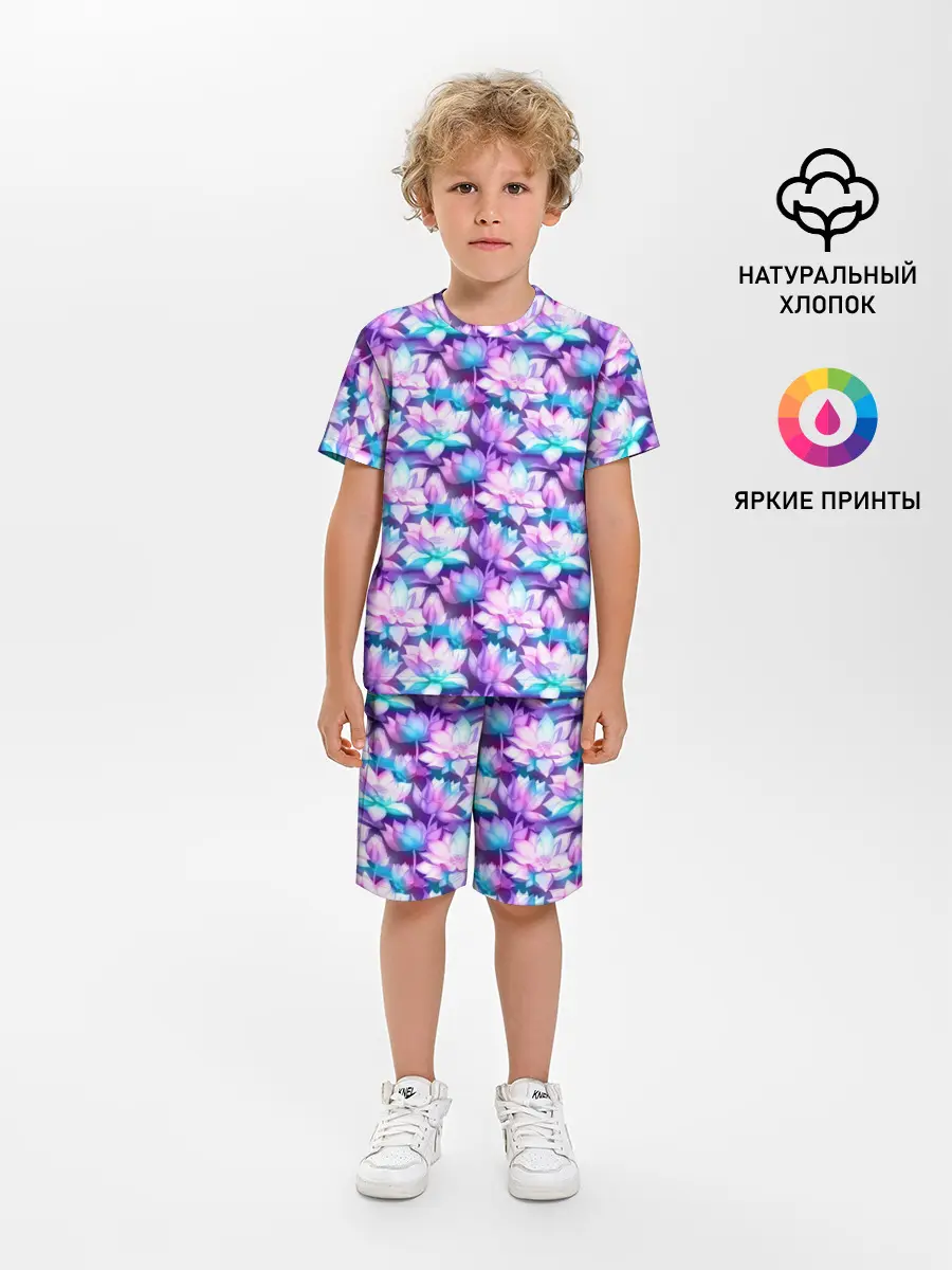 Детская пижама с шортами / Лотос