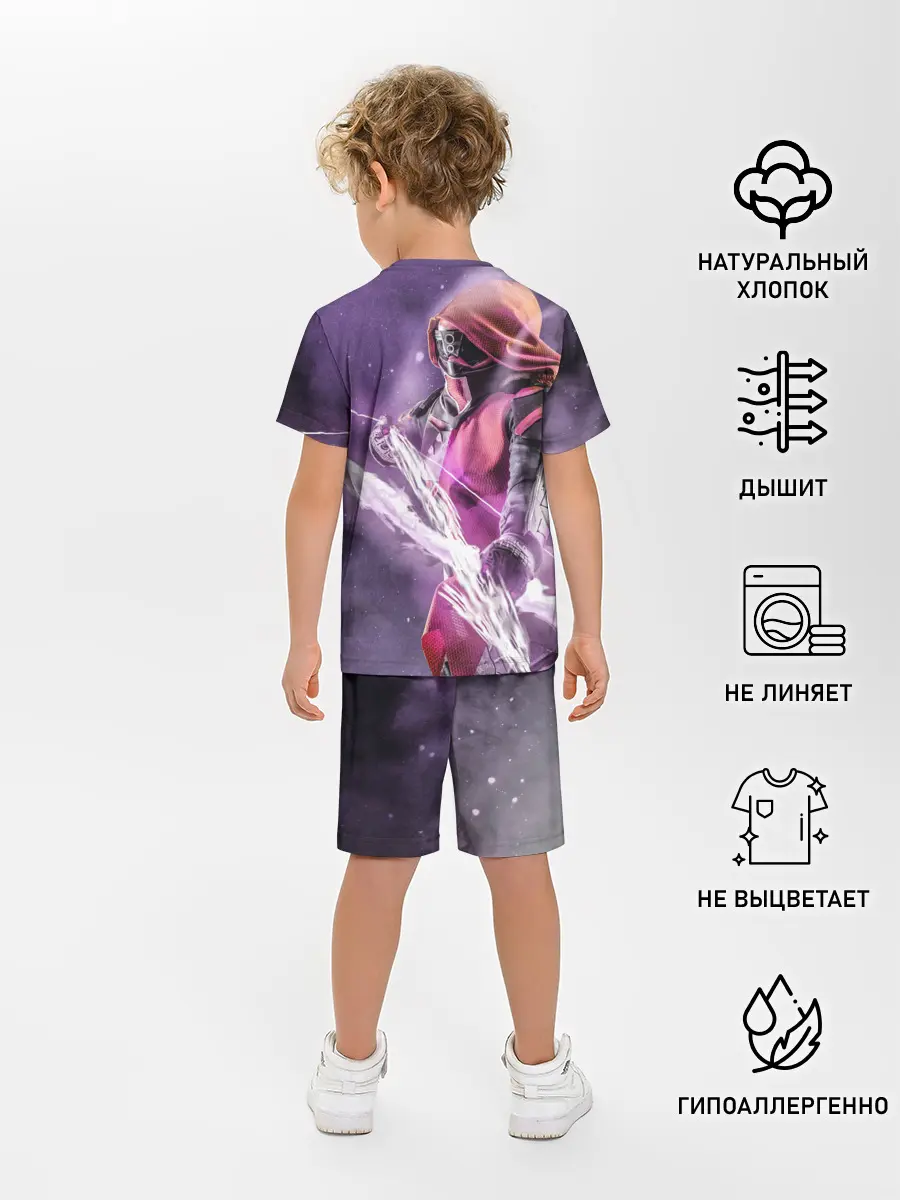 Детская пижама с шортами / DESTINY 2 HUNTER LOGO