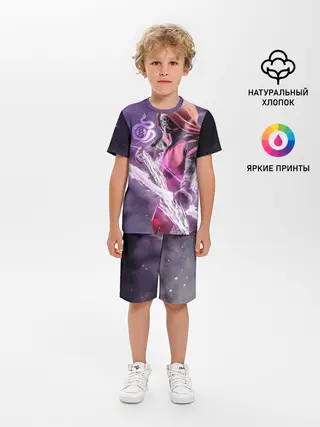 Детская пижама с шортами / DESTINY 2 HUNTER LOGO