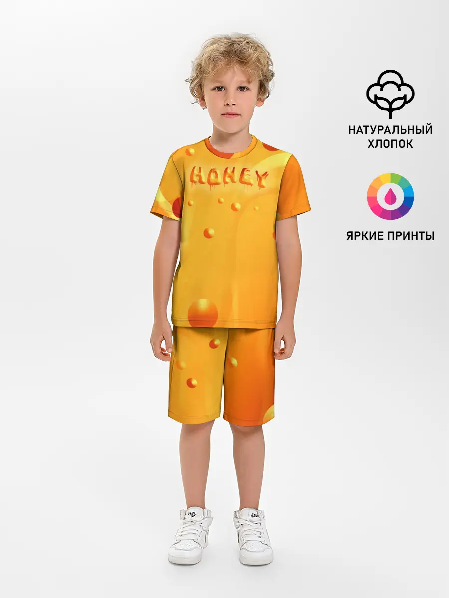 Детская пижама с шортами / Медовая волна | Honey wave