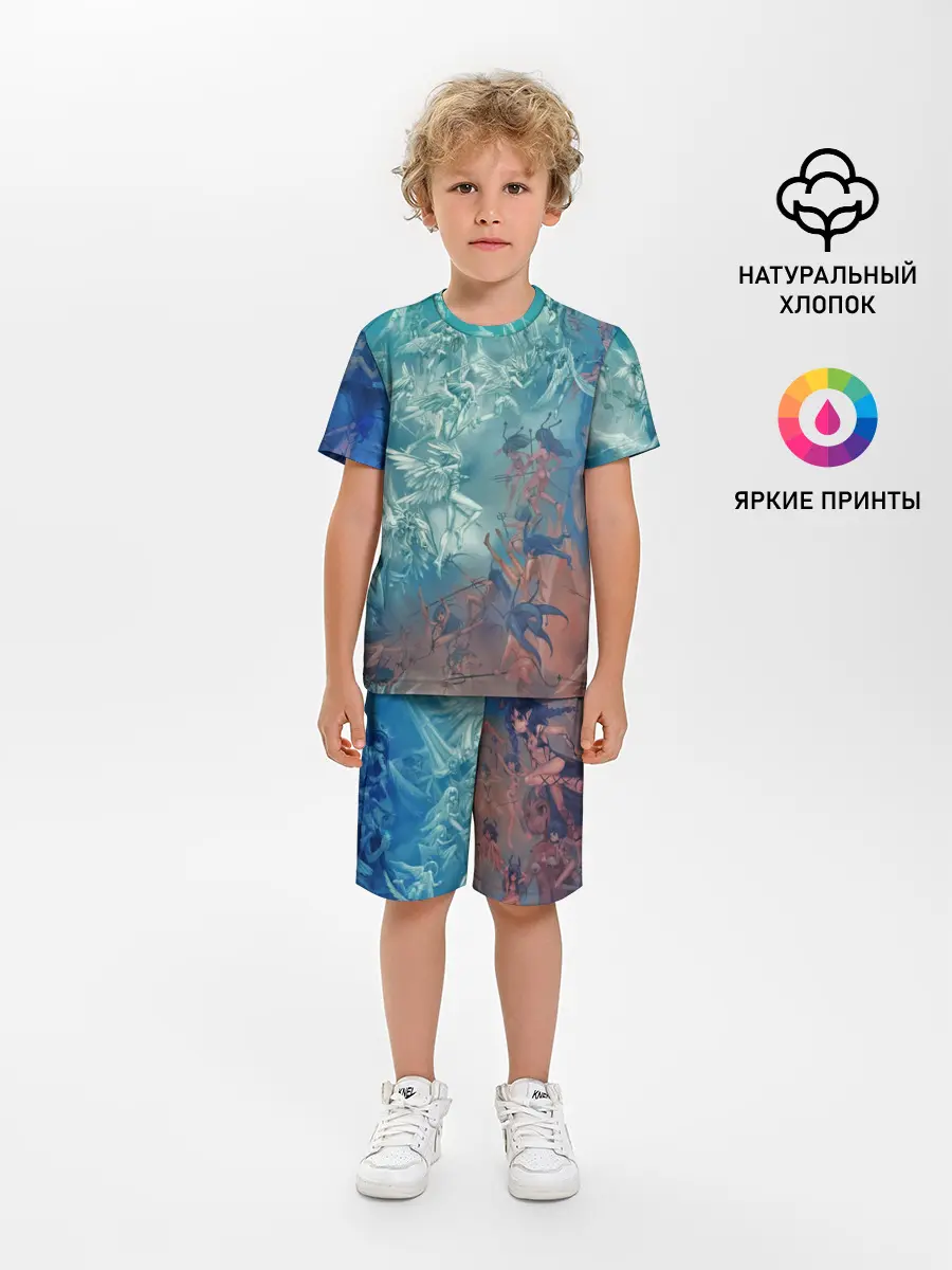 Детская пижама с шортами / Ангелы и Демоны