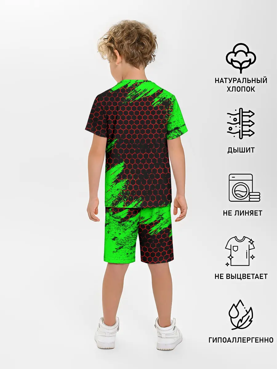 Детская пижама с шортами / MINECRAFT CREEPER
