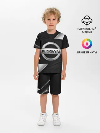 Детская пижама с шортами / NISSAN / НИССАН / МЕТАЛЛ