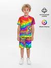 Детская пижама с шортами / TIE-DYE