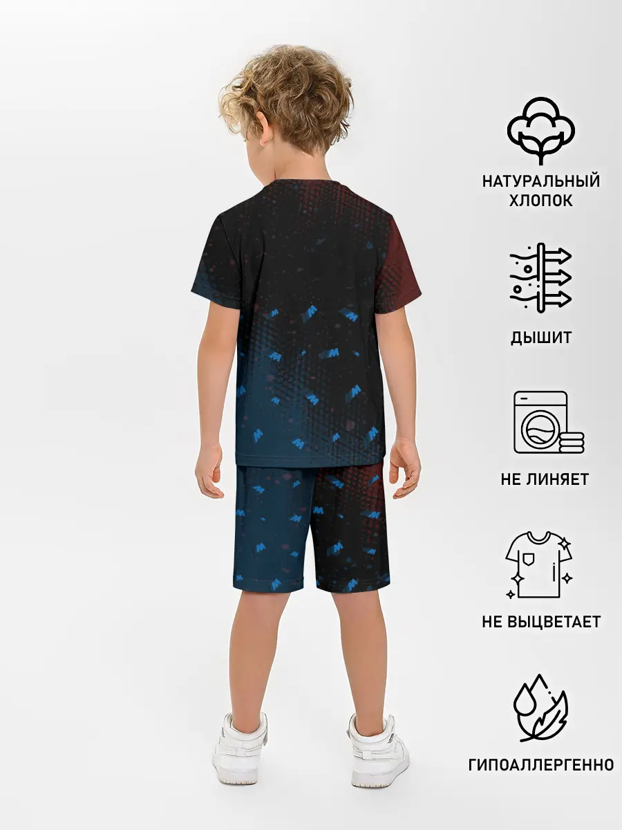 Детская пижама с шортами / BMW - Halftone