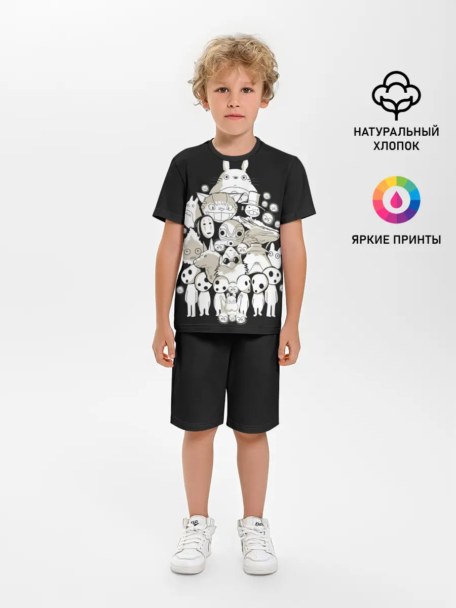 Детская пижама с шортами / Герои Миядзаки