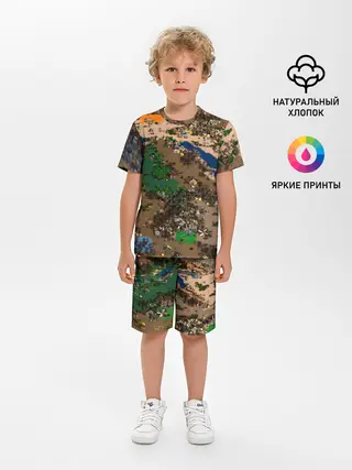 Детская пижама с шортами / Heroes style HD