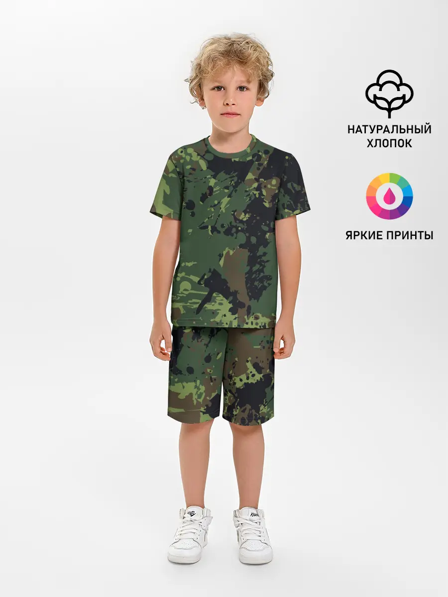 Детская пижама с шортами / МИЛИТАРИ