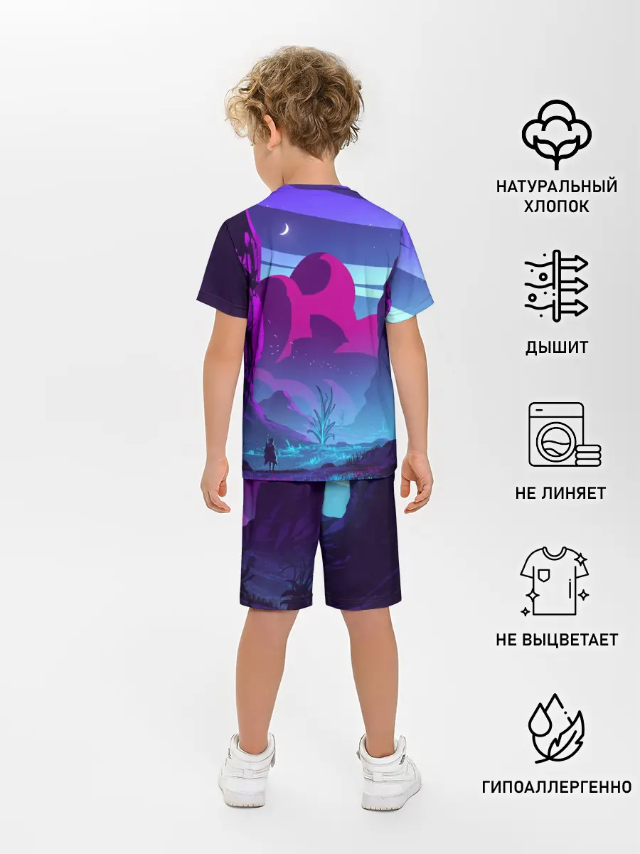 Детская пижама с шортами / Фентези