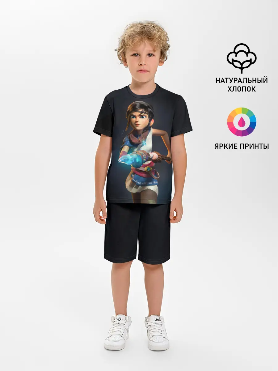 Детская пижама с шортами / Боевитая Кена