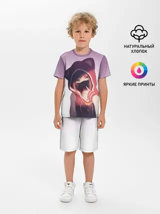 Детская пижама с шортами / Аниме. Маска