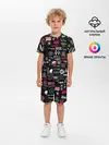 Детская пижама с шортами / ЛОГОТИПЫ РОК ГРУПП | PATTERN