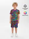 Детская пижама с шортами / Психоделика