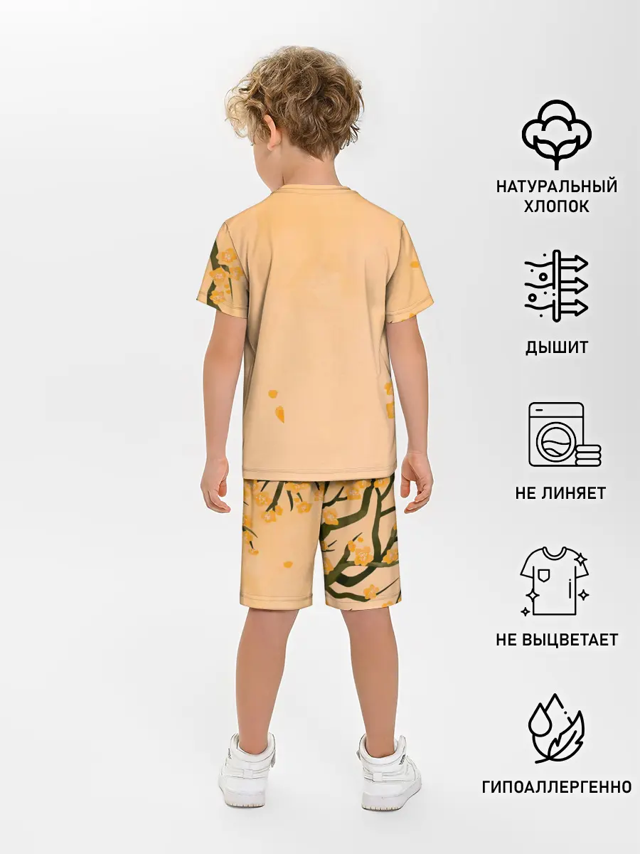 Детская пижама с шортами / Юдзи сосуд для Сукуна - Магическая битва