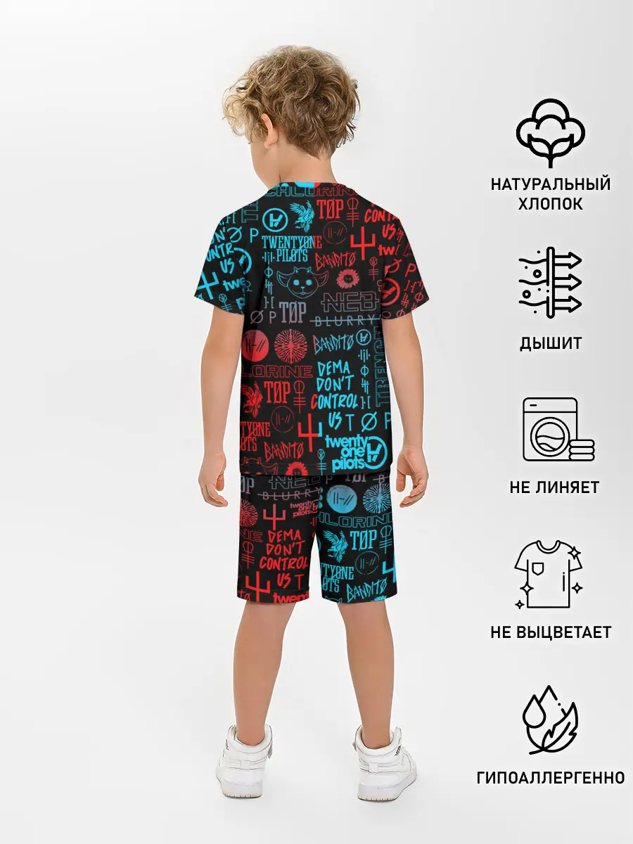 Детская пижама с шортами / TWENTY ONE PILOTS