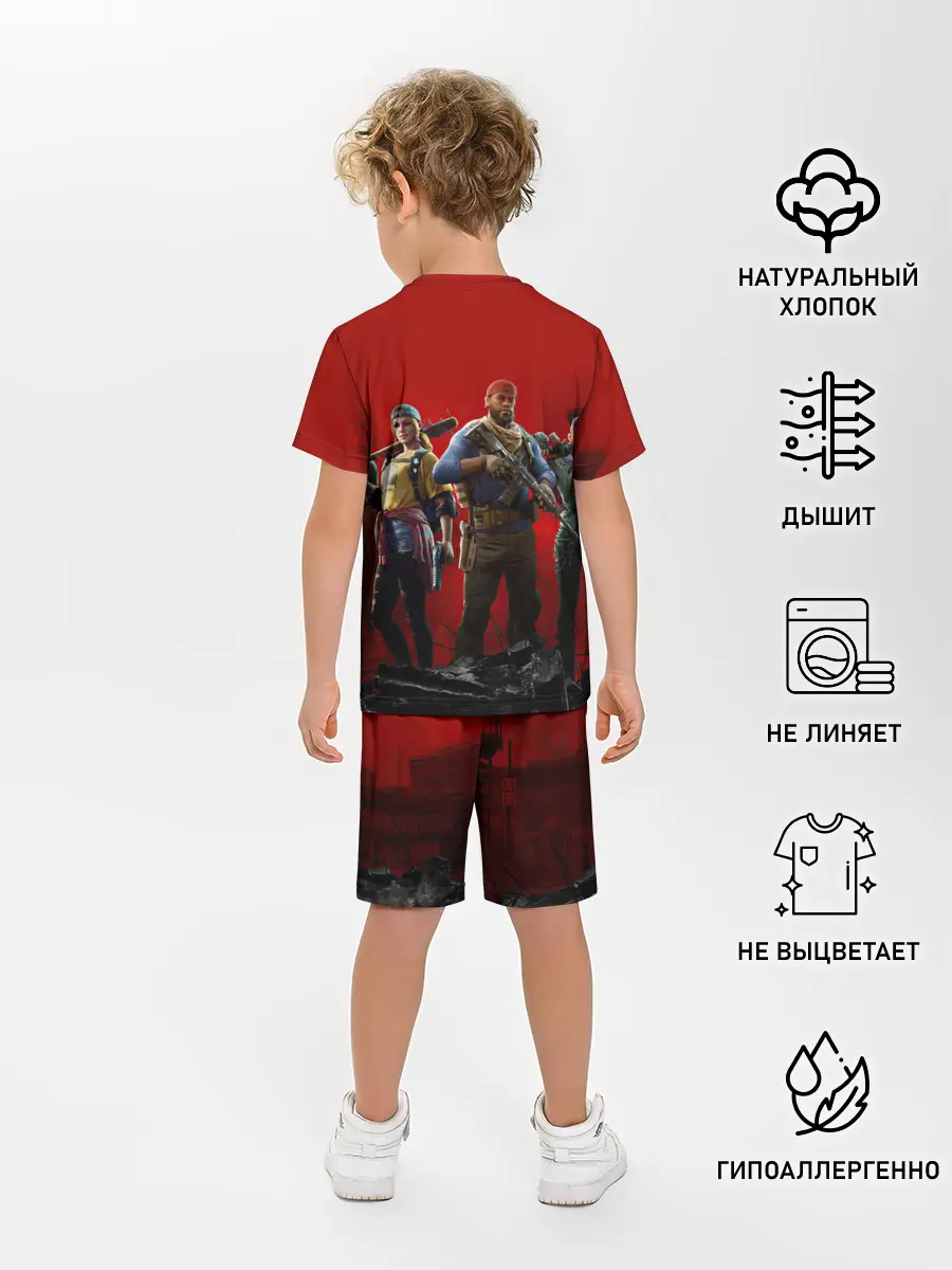 Детская пижама с шортами / ПАБГ КОРОЛЕВСКАЯ БИТВА / PUBG