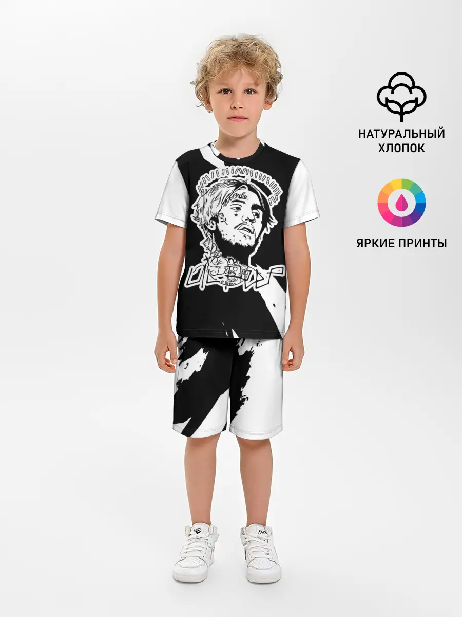Детская пижама с шортами / Lil Peep