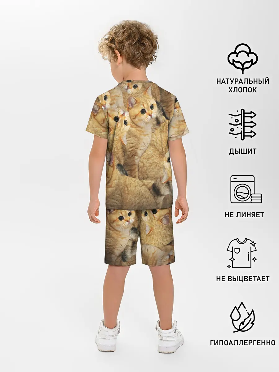 Детская пижама с шортами / КОТЯТУШКИ
