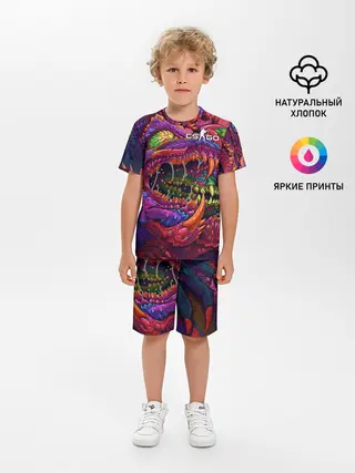 Детская пижама с шортами / CS GO | Hyper Beast