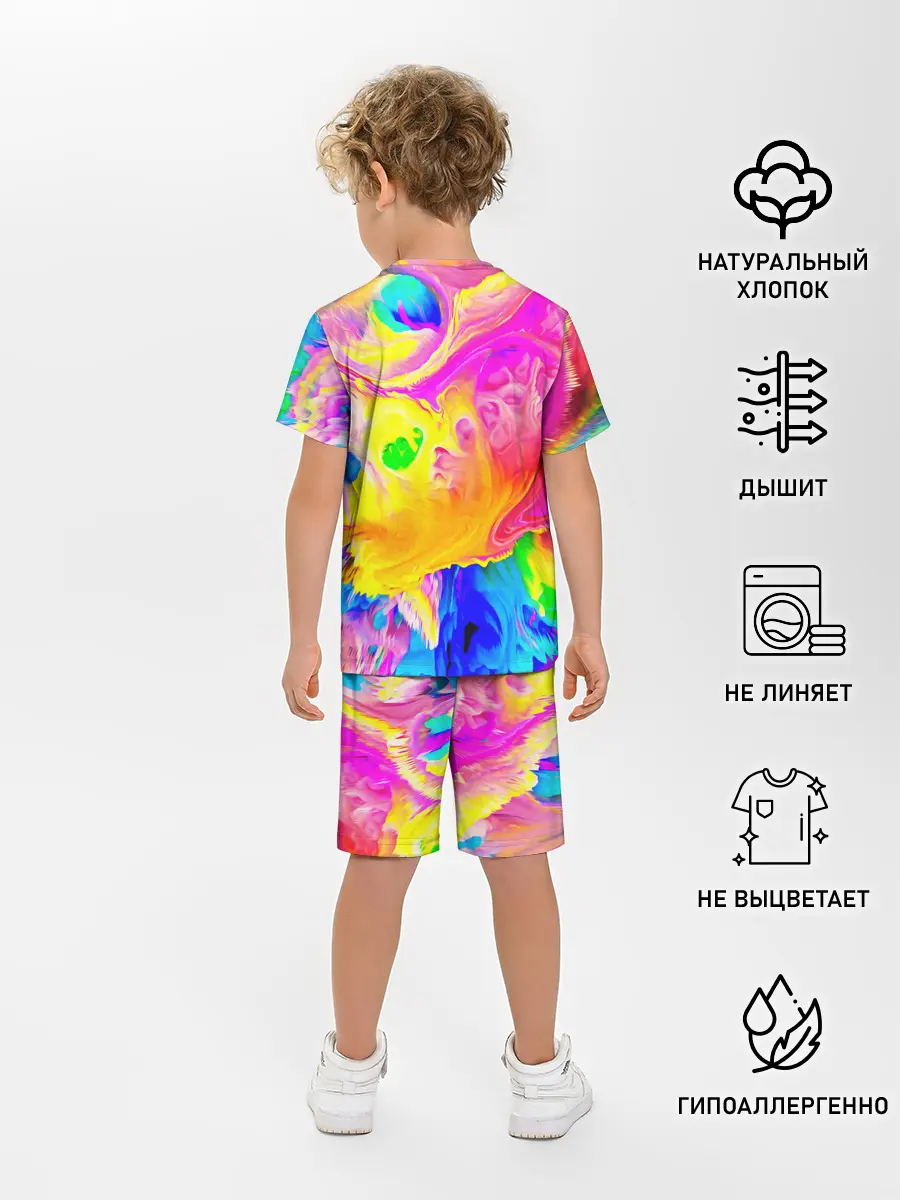 Детская пижама с шортами / КРАСКИ