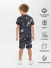 Детская пижама с шортами / Космос