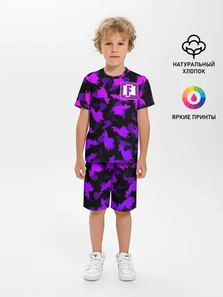 Детская пижама с шортами / Fortnite