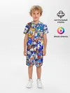 Детская пижама с шортами / SONIC PATTERN | СОНИК
