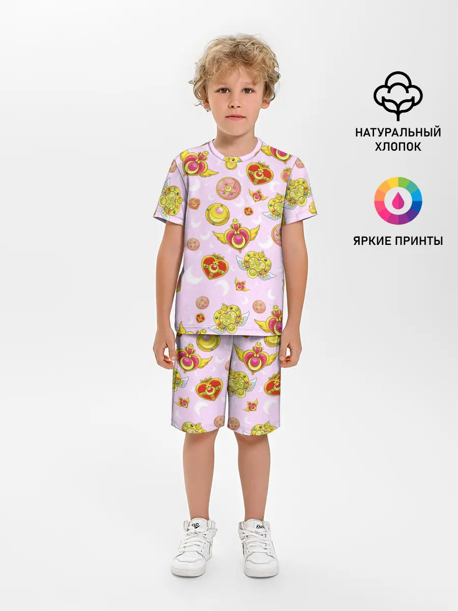 Детская пижама с шортами / Сейлор Мун