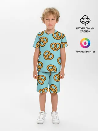 Детская пижама с шортами / Крендели