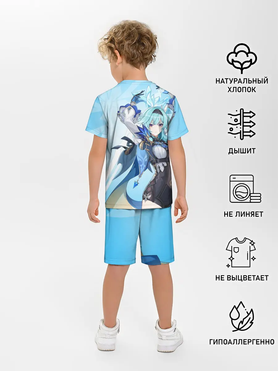 Детская пижама с шортами / Genshin Impact, Эола