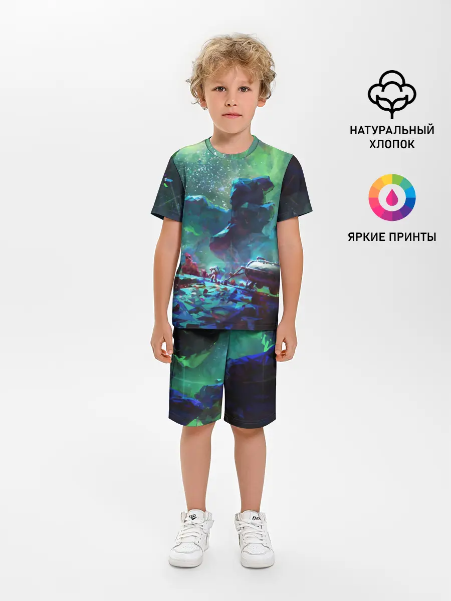 Детская пижама с шортами / КОСМОС:КОСМОНАВТ