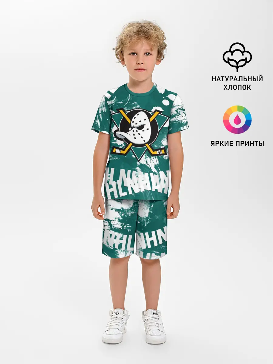 Детская пижама с шортами / Анахайм Дакс | Anaheim Ducks