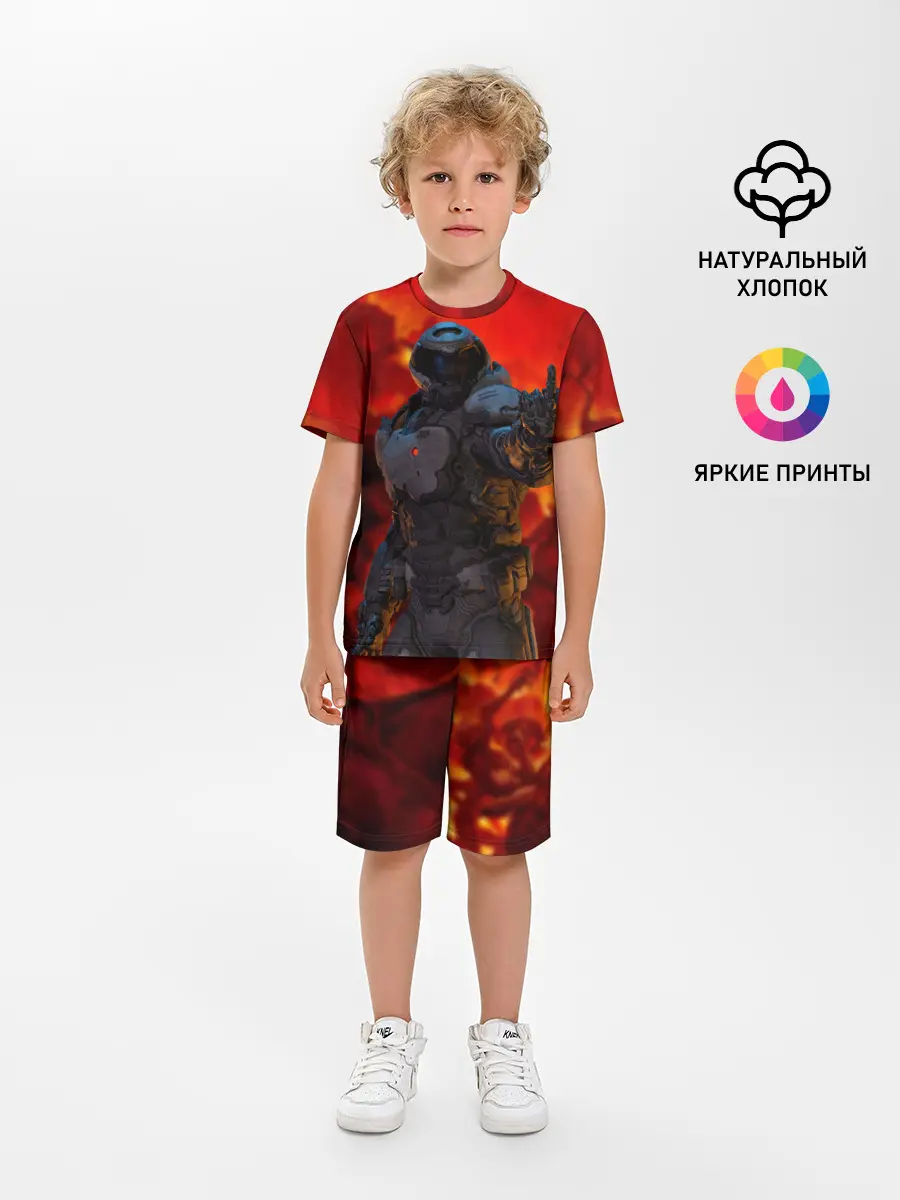 Детская пижама с шортами / DOOM 3
