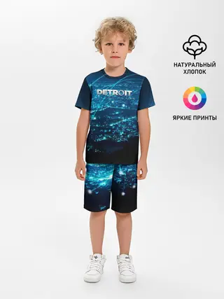Детская пижама с шортами / Detroit:become human