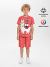 Детская пижама с шортами / Лама. Новый год