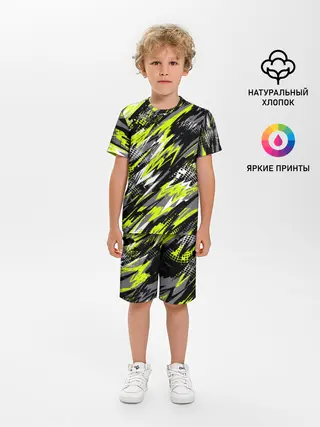 Детская пижама с шортами / Спортивный стиль