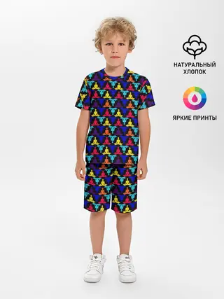 Детская пижама с шортами / Йога