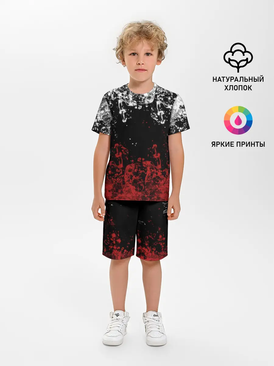 Детская пижама с шортами / БРЫЗНИ ВОДЫ.