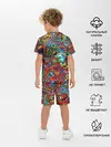 Детская пижама с шортами / Психоделика
