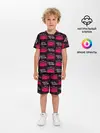 Детская пижама с шортами / ИГРА В КАЛЬМАРА / SQUID GAME / PATTERN