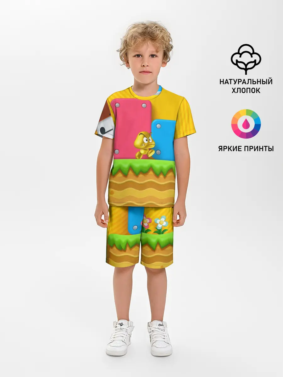 Детская пижама с шортами / Супер Марио