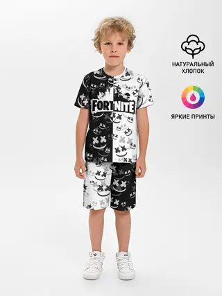 Детская пижама с шортами / FORTNITE | MARSHMELLO
