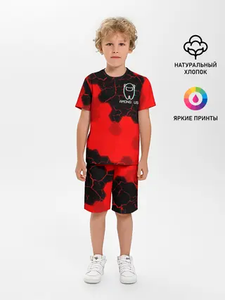 Детская пижама с шортами / AMONG US / АМОНГ АС