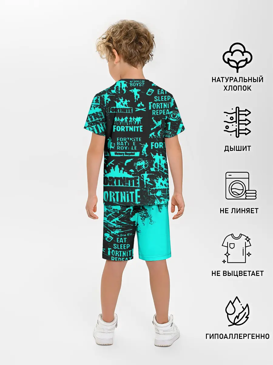 Детская пижама с шортами / Fortnite.