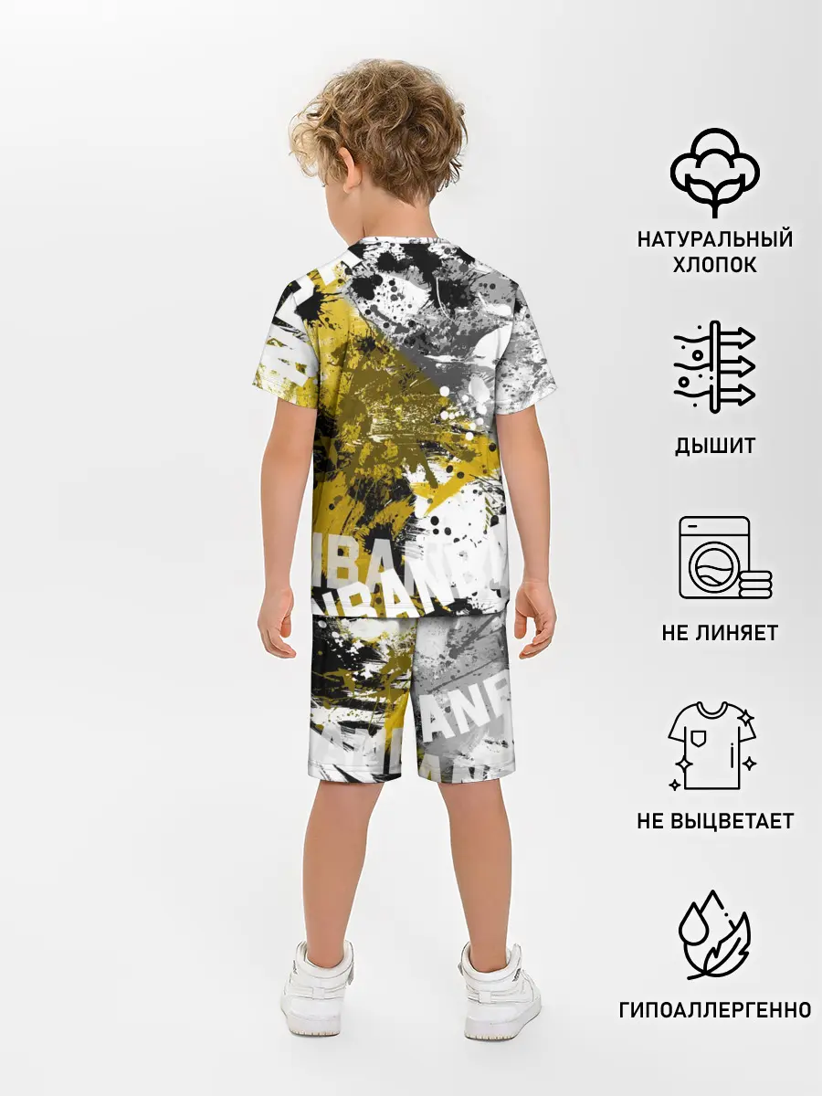 Детская пижама с шортами / Голден Стэйт Уорриорз